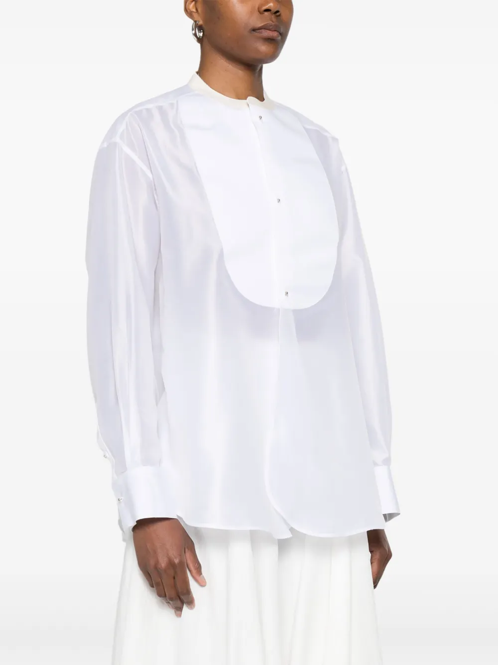 CARVEN SATIN SHIRT