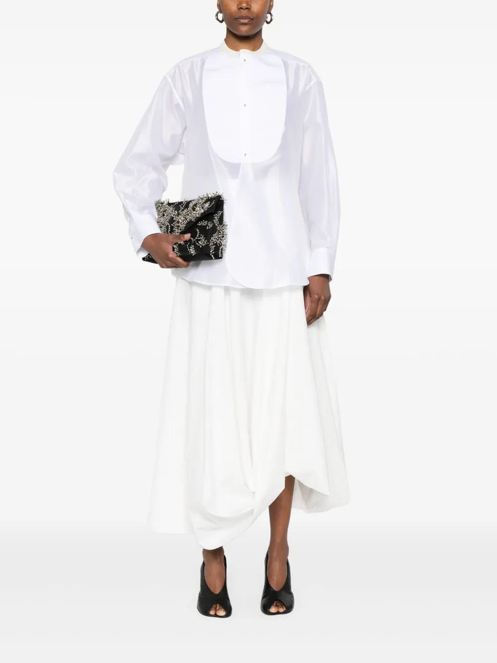 Carven satin shirt - Wit