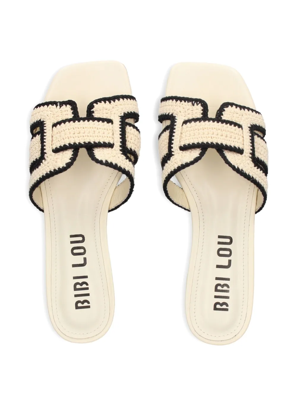 Bibi Lou Leren sandalen Beige