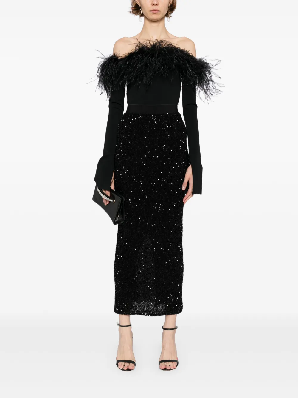 Maticevski Exotic skirt - Zwart