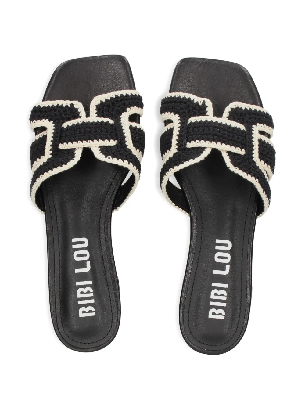 Bibi Lou Leren sandalen Zwart