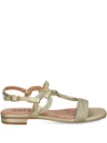 Bibi Lou leather flat sandals - Gold