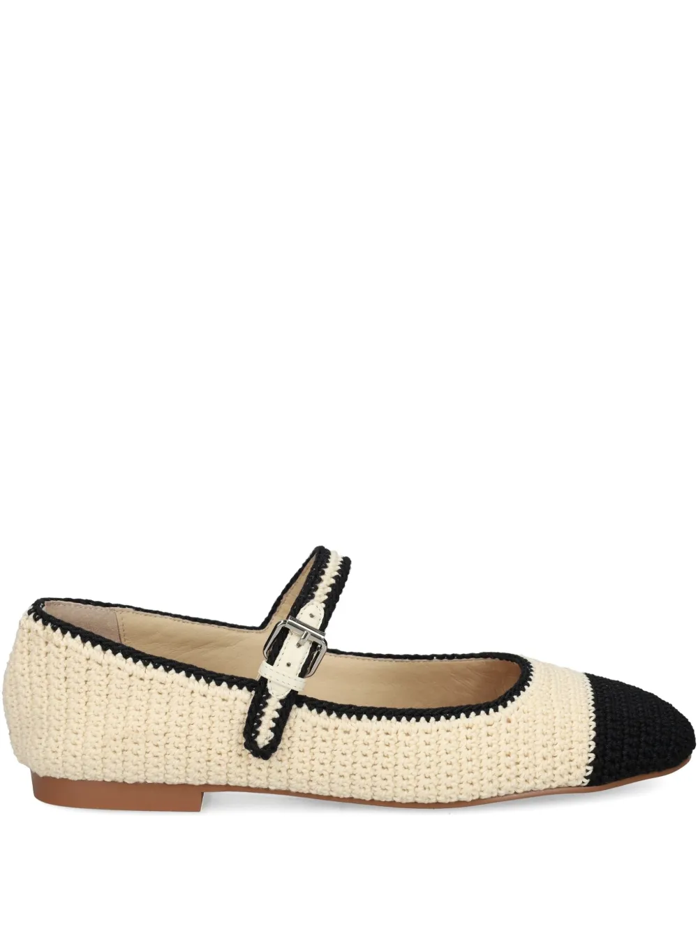 Bibi Lou Leren ballerina's Beige