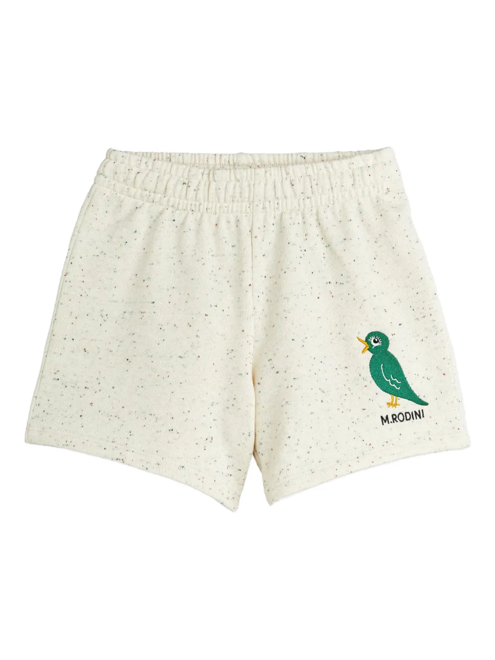Mini Rodini Bird Neps shorts | Neutrals | Image 1
