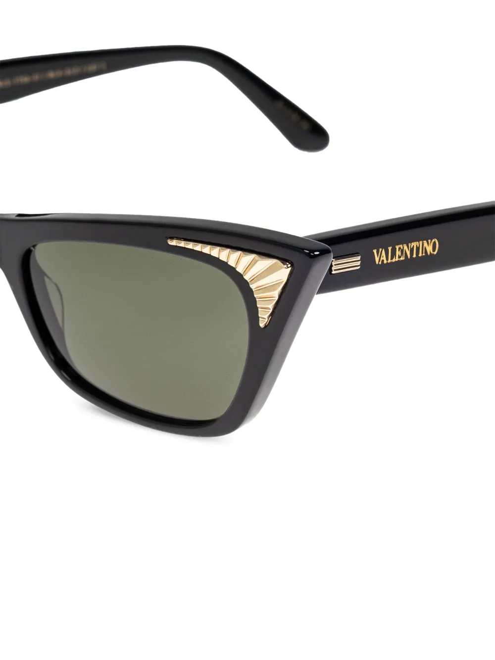 VALENTINO GARAVANI EYEWEAR cat eye-frame sunglasses - Zwart