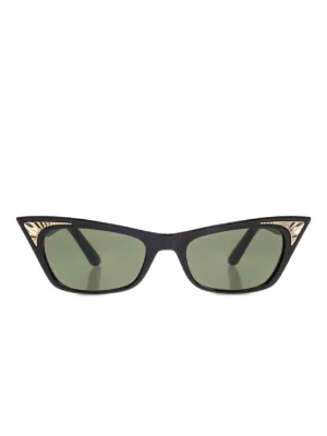 【美品】VALENTINO ヴァレンティノ キャットアイ サングラス ブラウン VALENTINO ブラウン サングラス - メルカリ