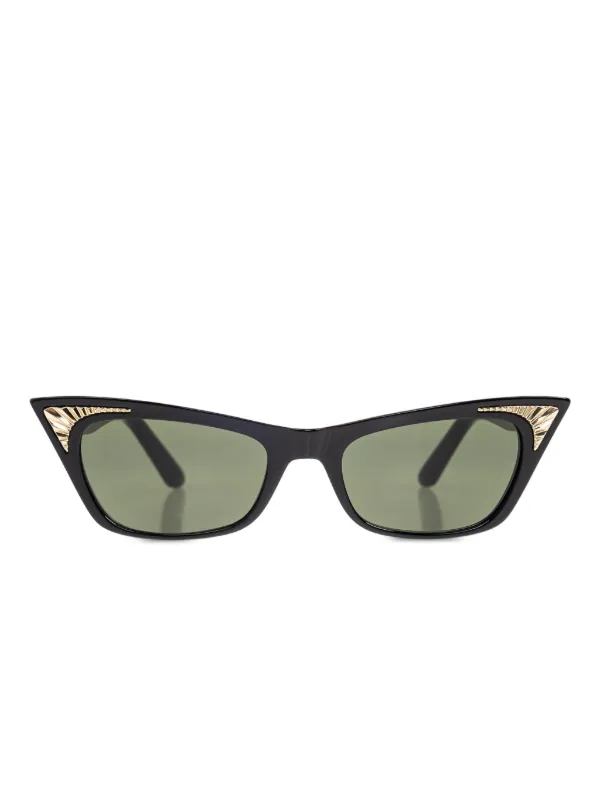 VALENTINO GARAVANI EYEWEAR キャットアイ サングラス | ブラック
