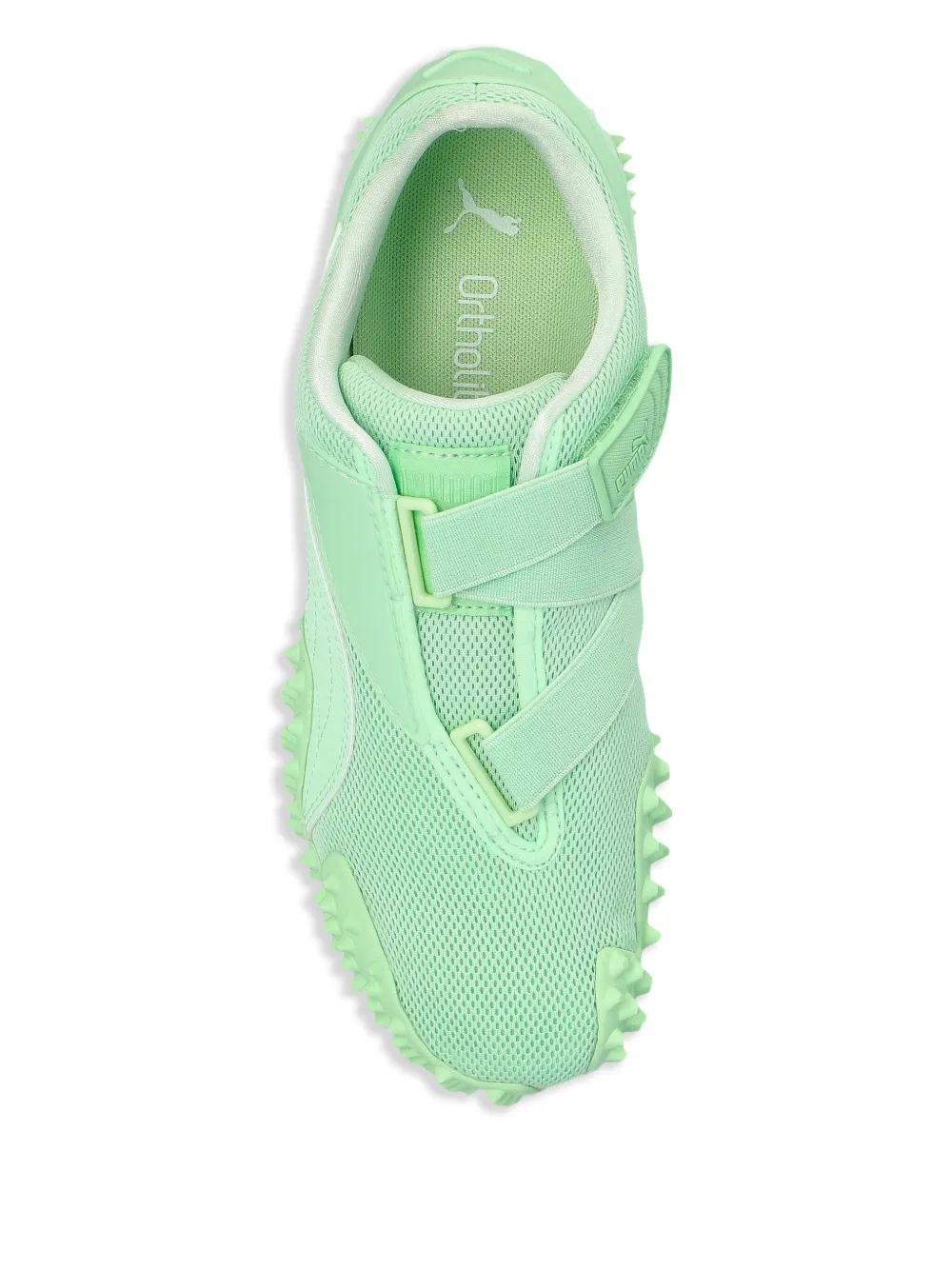 PUMA Mostro Ectasy spiked-sole running sneakers Green
