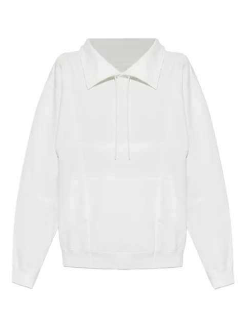 MM6 Maison Margiela drawstring spread-collar sweatshirt