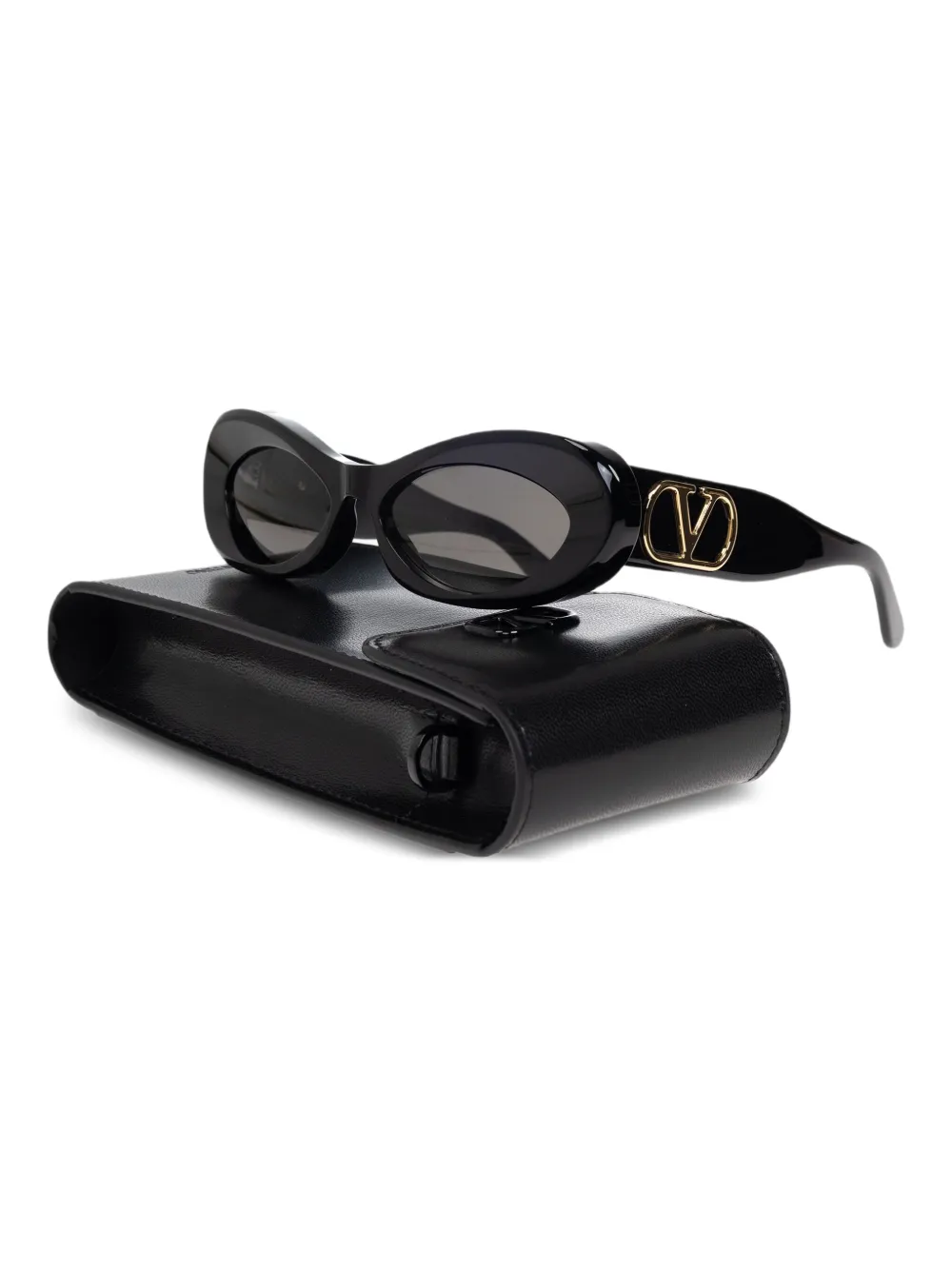 VALENTINO GARAVANI EYEWEAR Zonnebril met cat-eye montuur Zwart