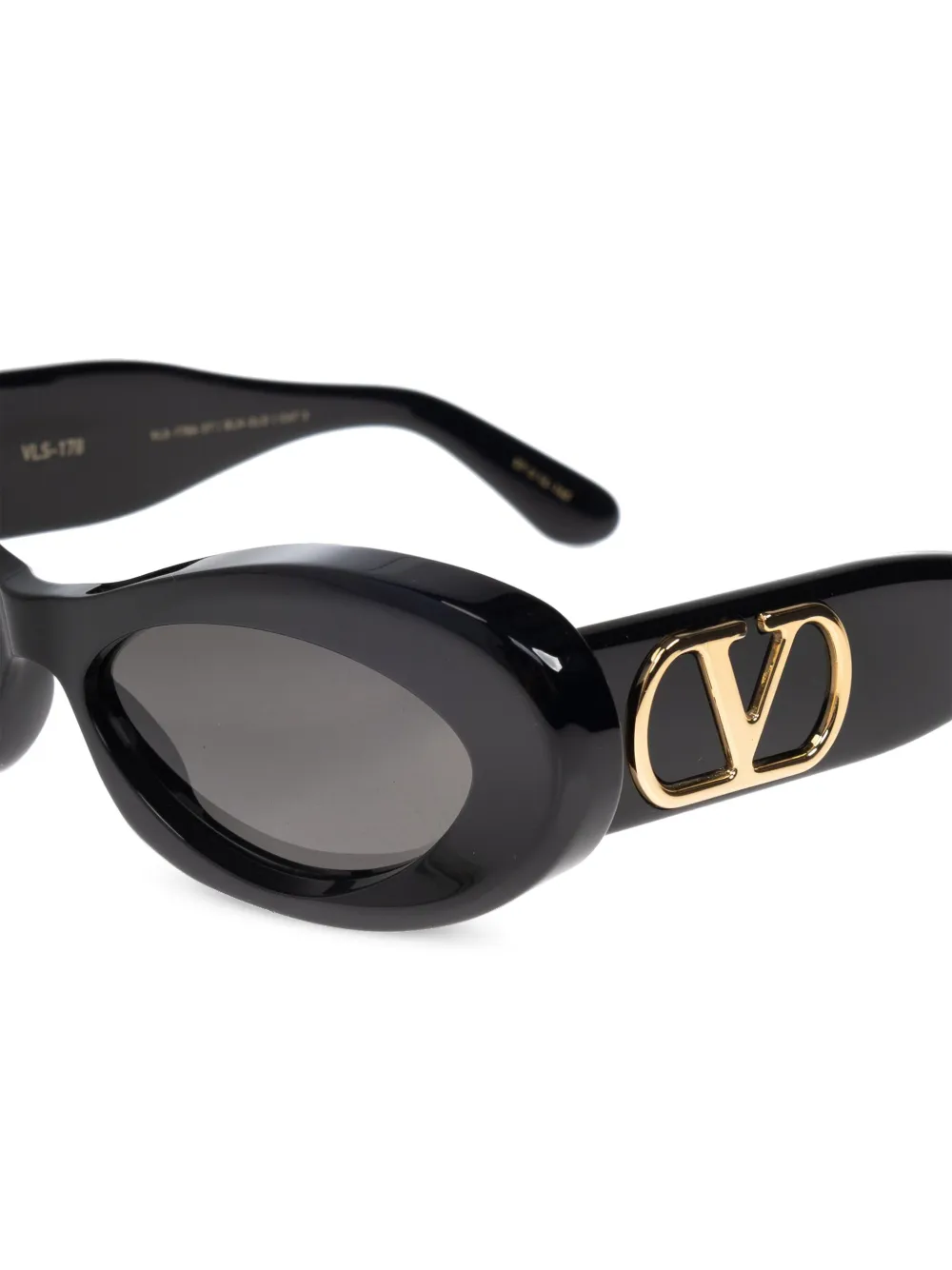 VALENTINO GARAVANI EYEWEAR cat eye-frame sunglasses - Zwart