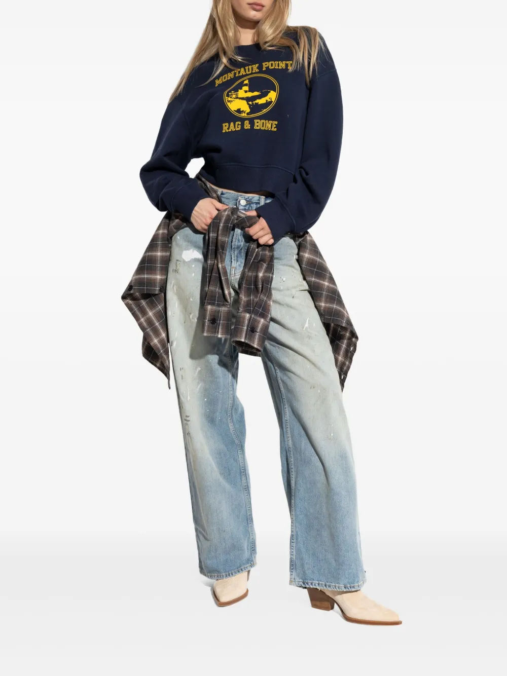 rag & bone sudadera con estampado gráfico | Sudaderas | Image 2