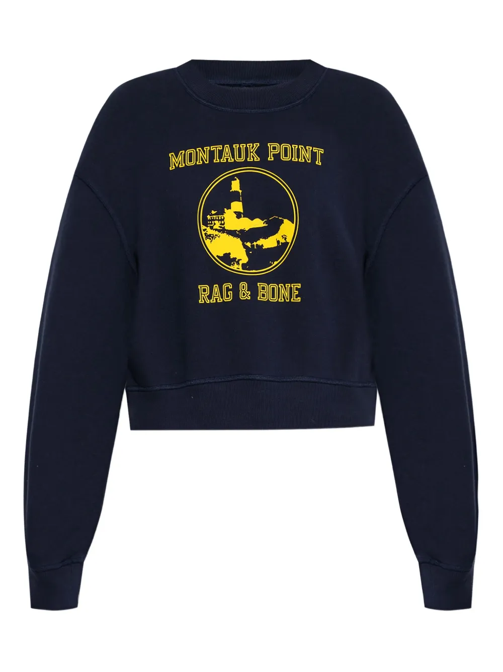 rag & bone sudadera con estampado gráfico | azul | Image 1