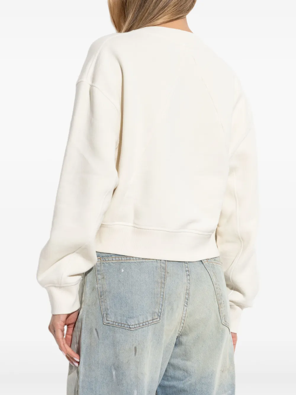 rag & bone Sweater met grafische print Wit