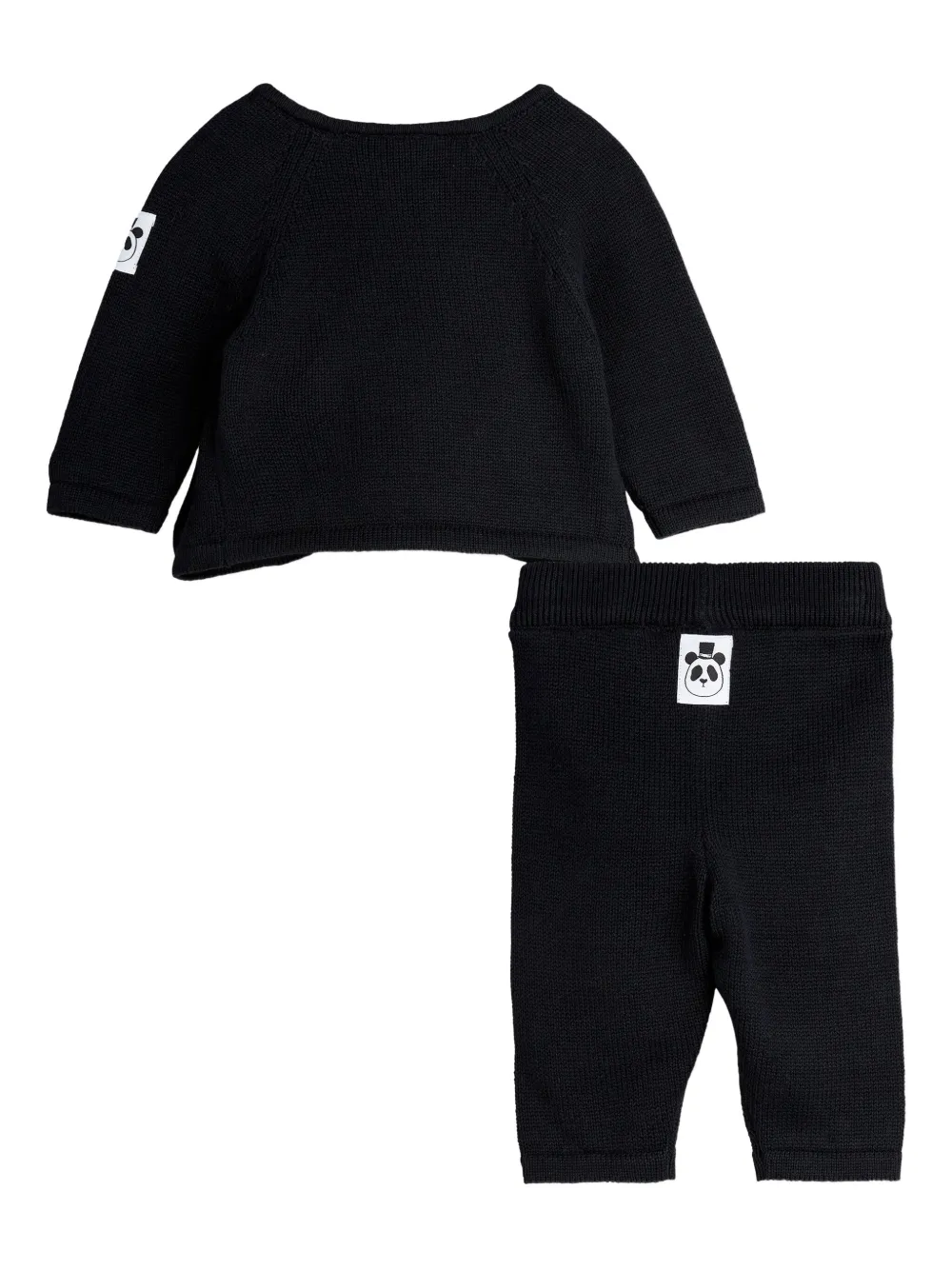 Mini Rodini set med finstickade byxor | Matchande set | Image 2