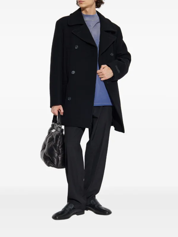 MM6 Maison Margiela ブラック ピーコート M MM6 Maison Margiela 黒 ピーコート 新品 未使用 タグ付き MM6 Maison