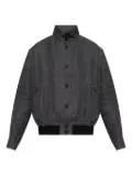 Giorgio Armani button-up bomber jacket - Grey