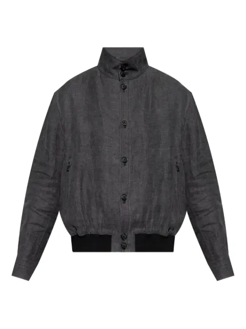 Giorgio Armani button-up bomber jacket