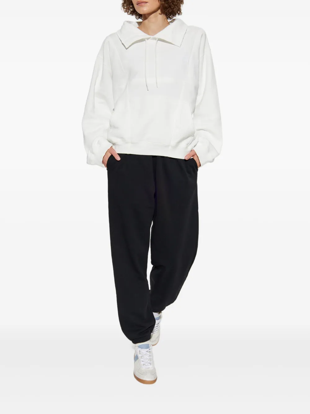 MM6 Maison Margiela elasticated drawstring track pants - Zwart