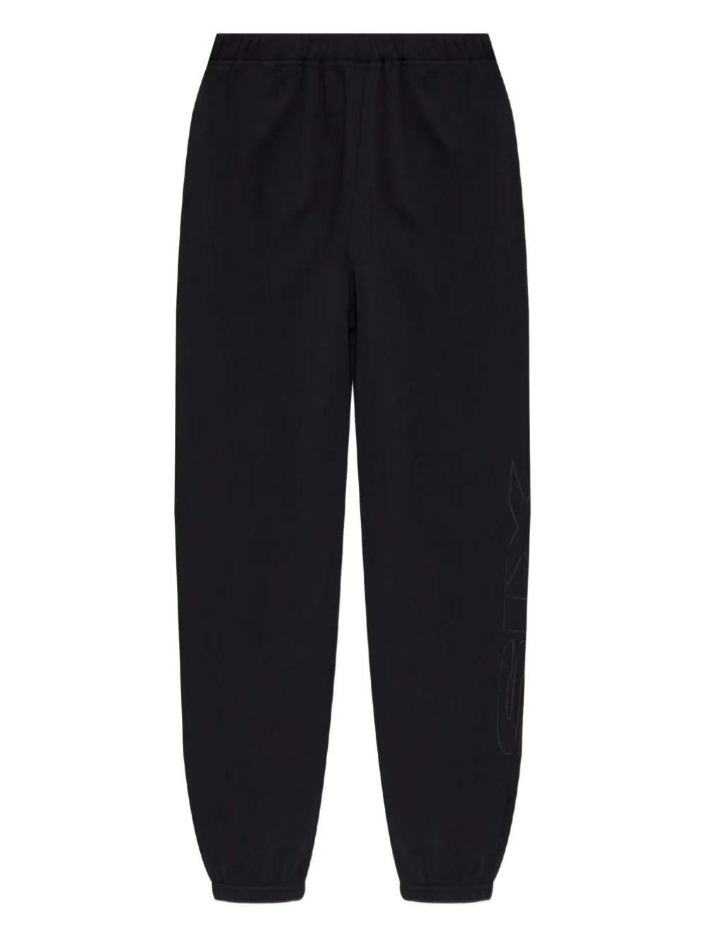MM6 Maison Margiela Jersey broek met elastisch trekkoord Zwart
