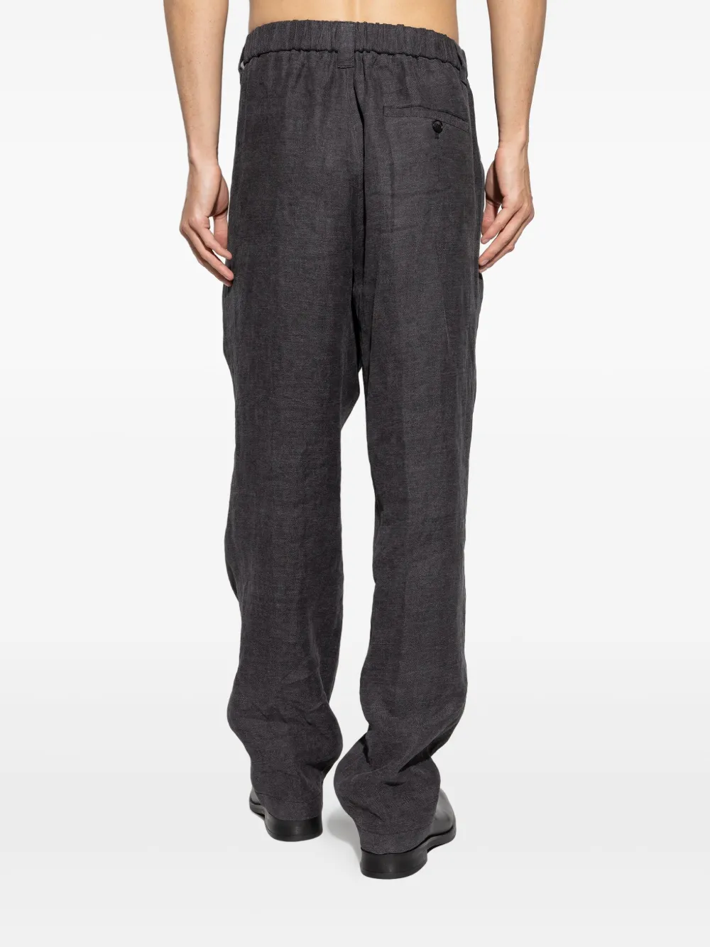 Giorgio Armani Geplooide pantalon Grijs