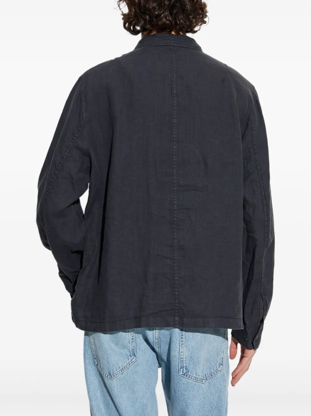 rag & bone Linnen jack Zwart