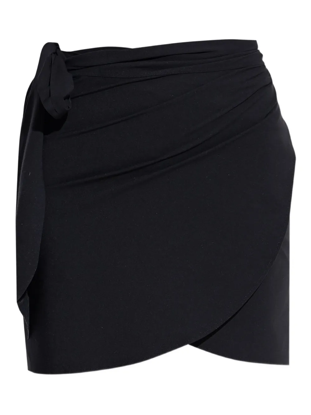 Hunza G wrap miniskirt - Nero