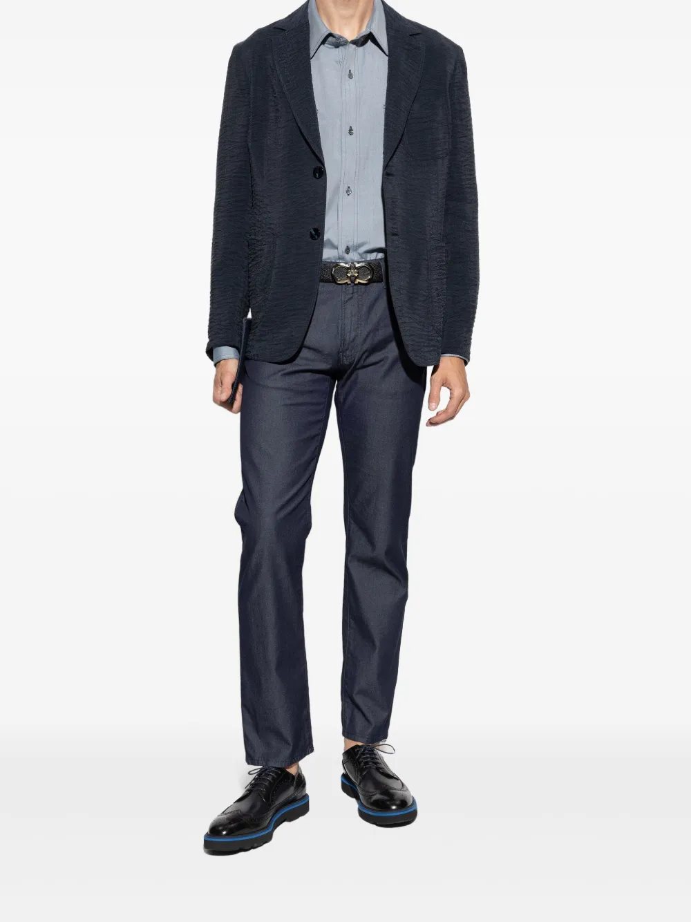Giorgio Armani blazer texturizado con botones | Blazers | Image 2