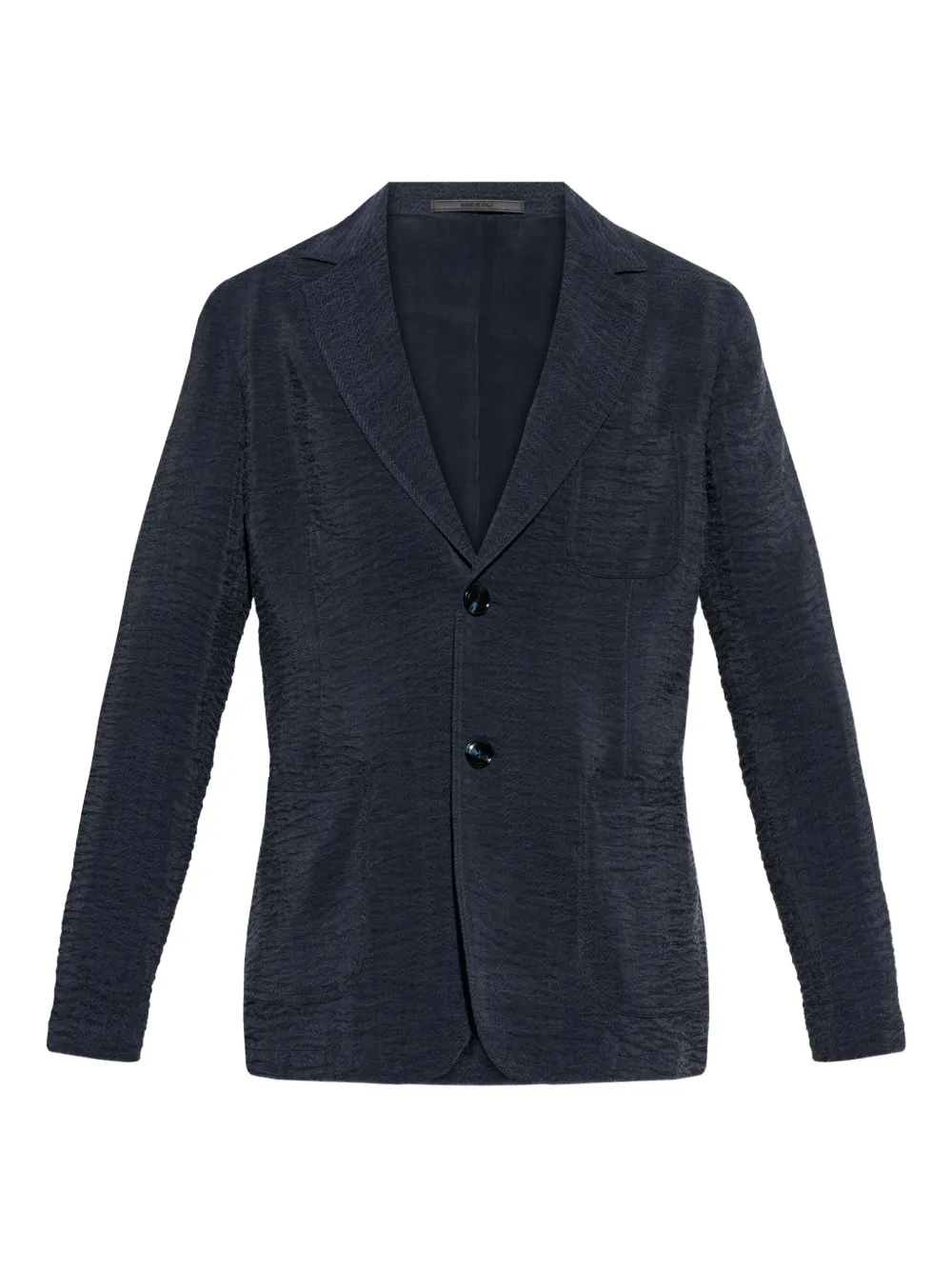Giorgio Armani blazer texturizado con botones | negro | Image 1