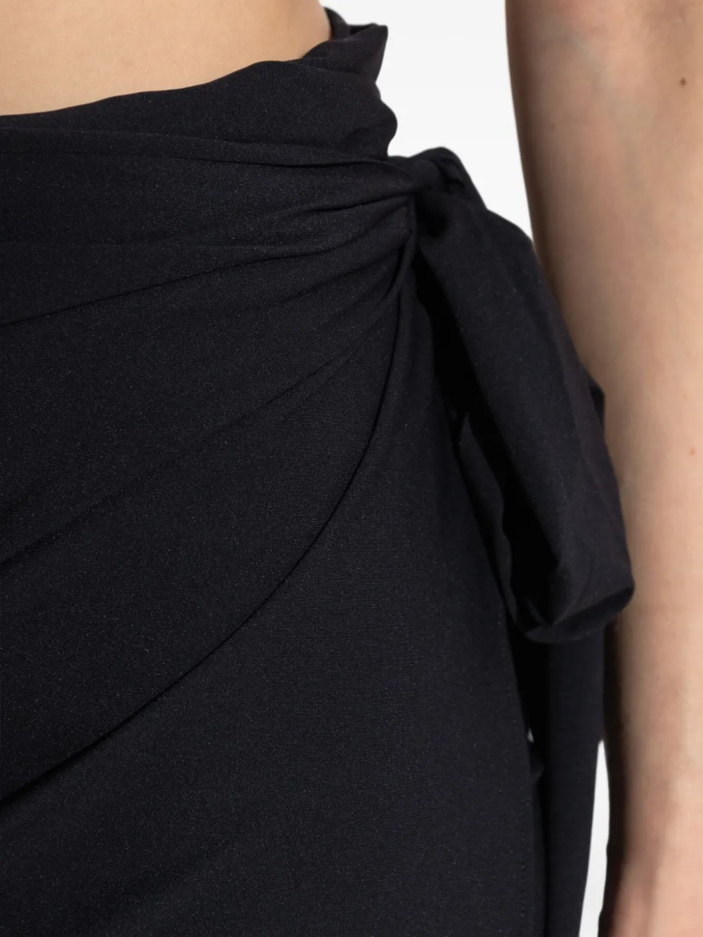 HUNZA G RUCHED MIDI SKIRT