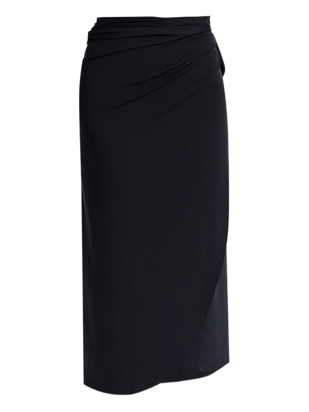 HUNZA G RUCHED MIDI SKIRT