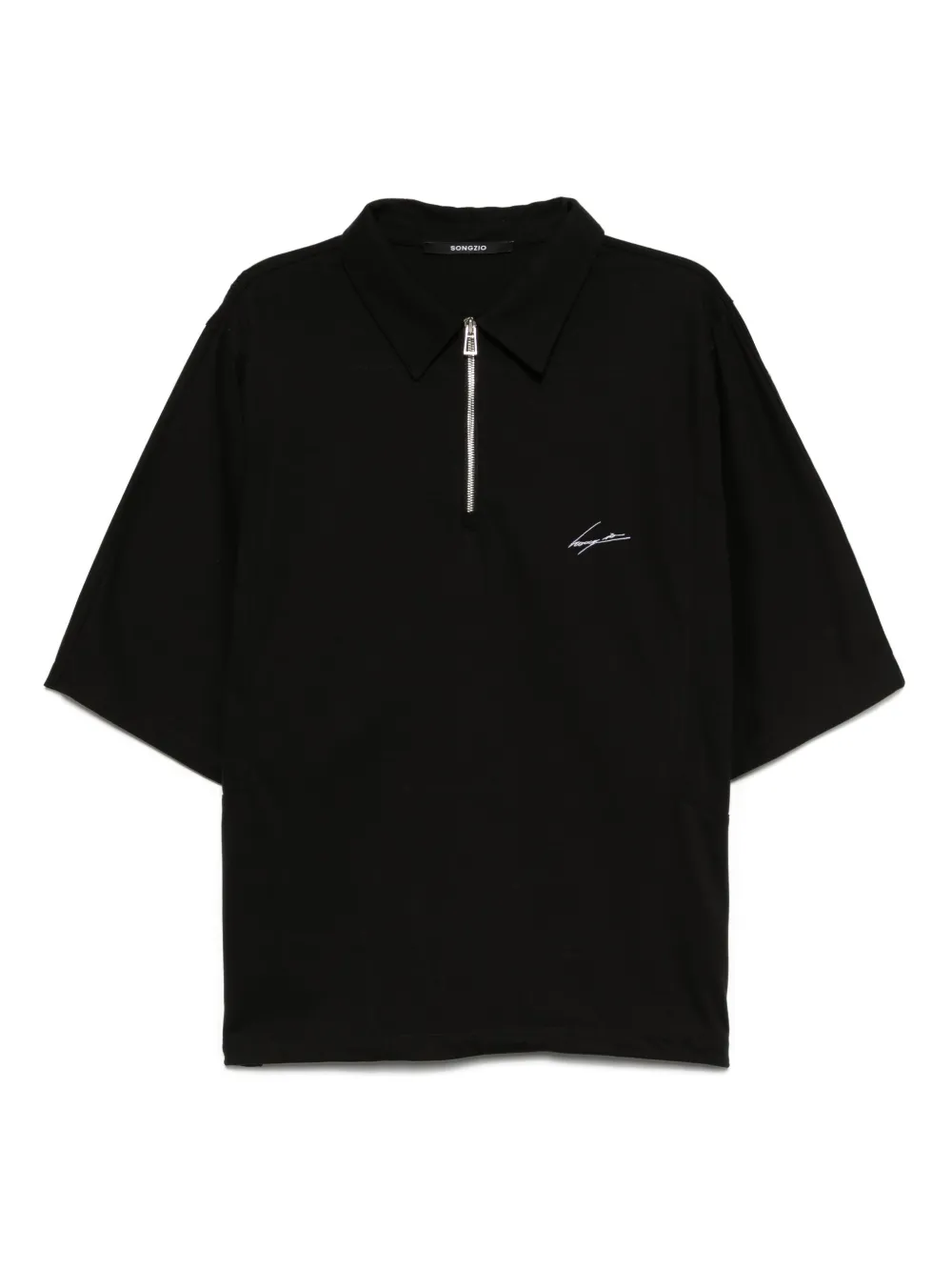 Aquarelle-dolman polo shirt