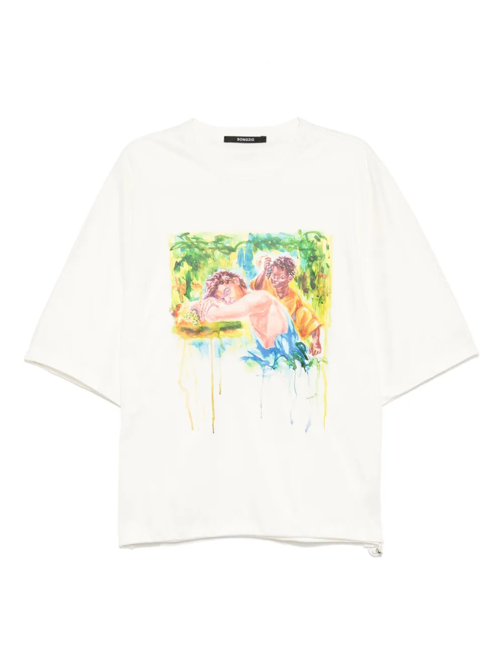SONGZIO T-shirt Youth Aquarelle Dolman - Toni neutri