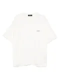 SONGZIO Songjio homme slant autograph T-shirt - White