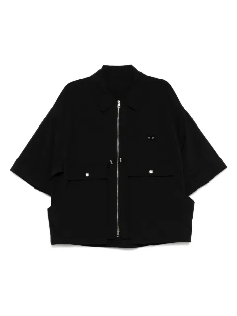 SONGZIO multi pocket half jumper jacket 