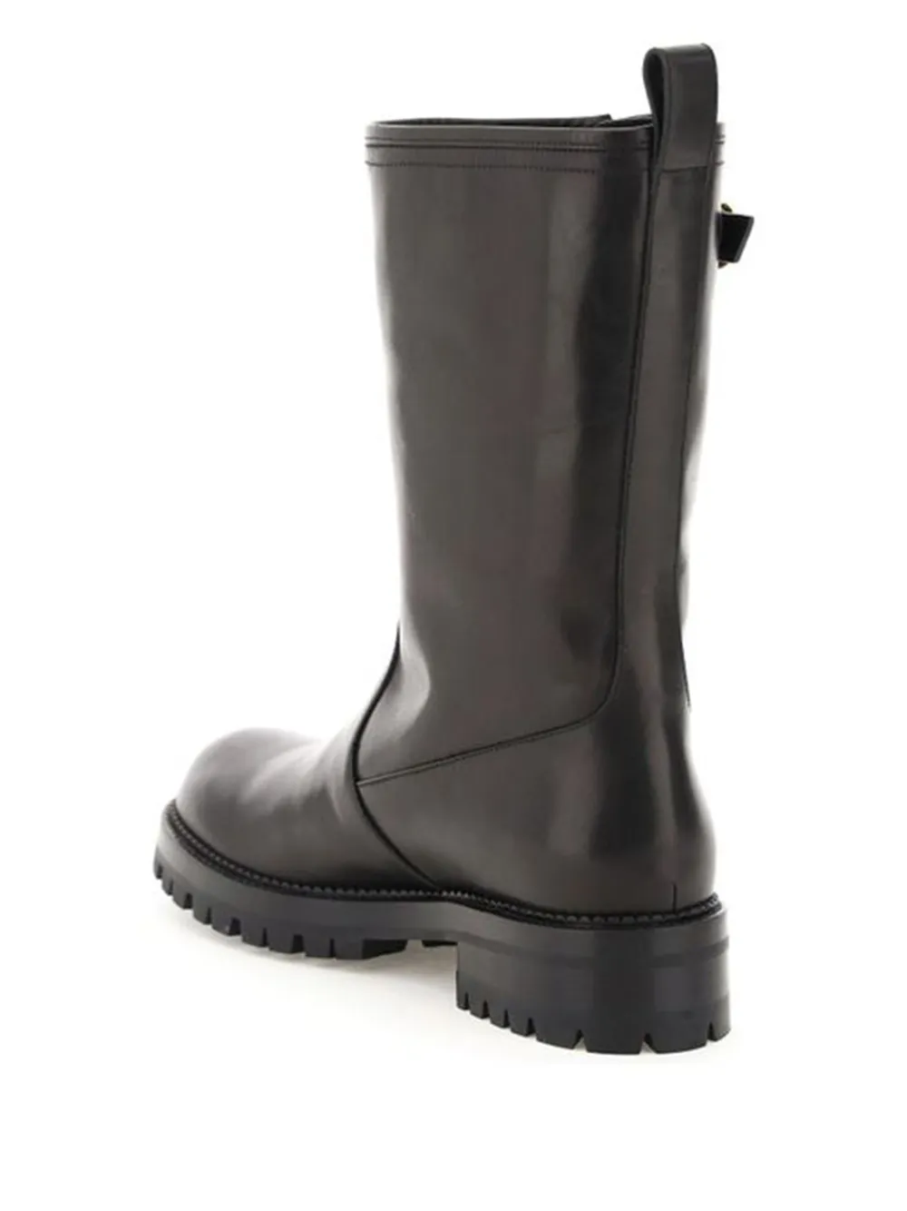 DEHA safety-pin embellished boots Blue