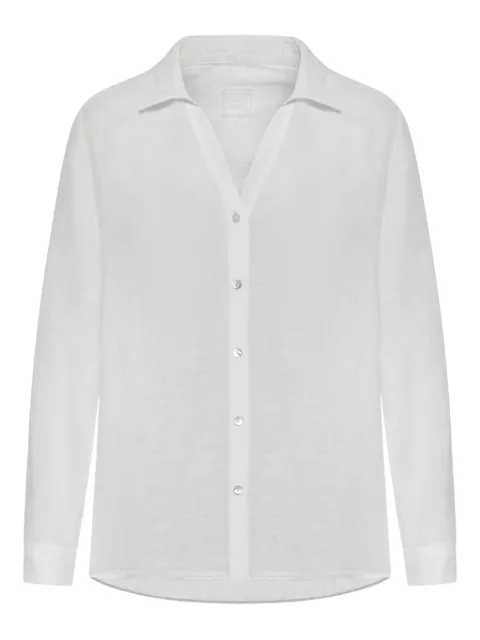 120% Lino button-up linen shirt