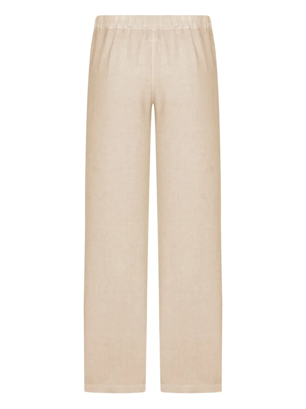 120% Lino Broek met wijde pijpen - Beige