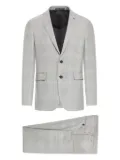 Tagliatore check-pattern suit - Grey