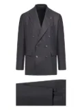 Tagliatore double-breasted wool suit - Grey