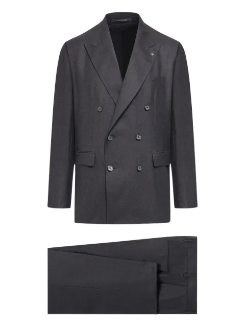 Tagliatore double-breasted wool suit