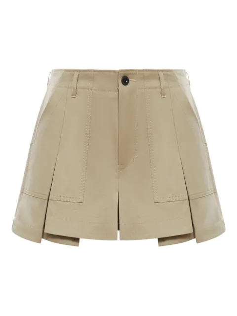 sacai bermudas con pinzas