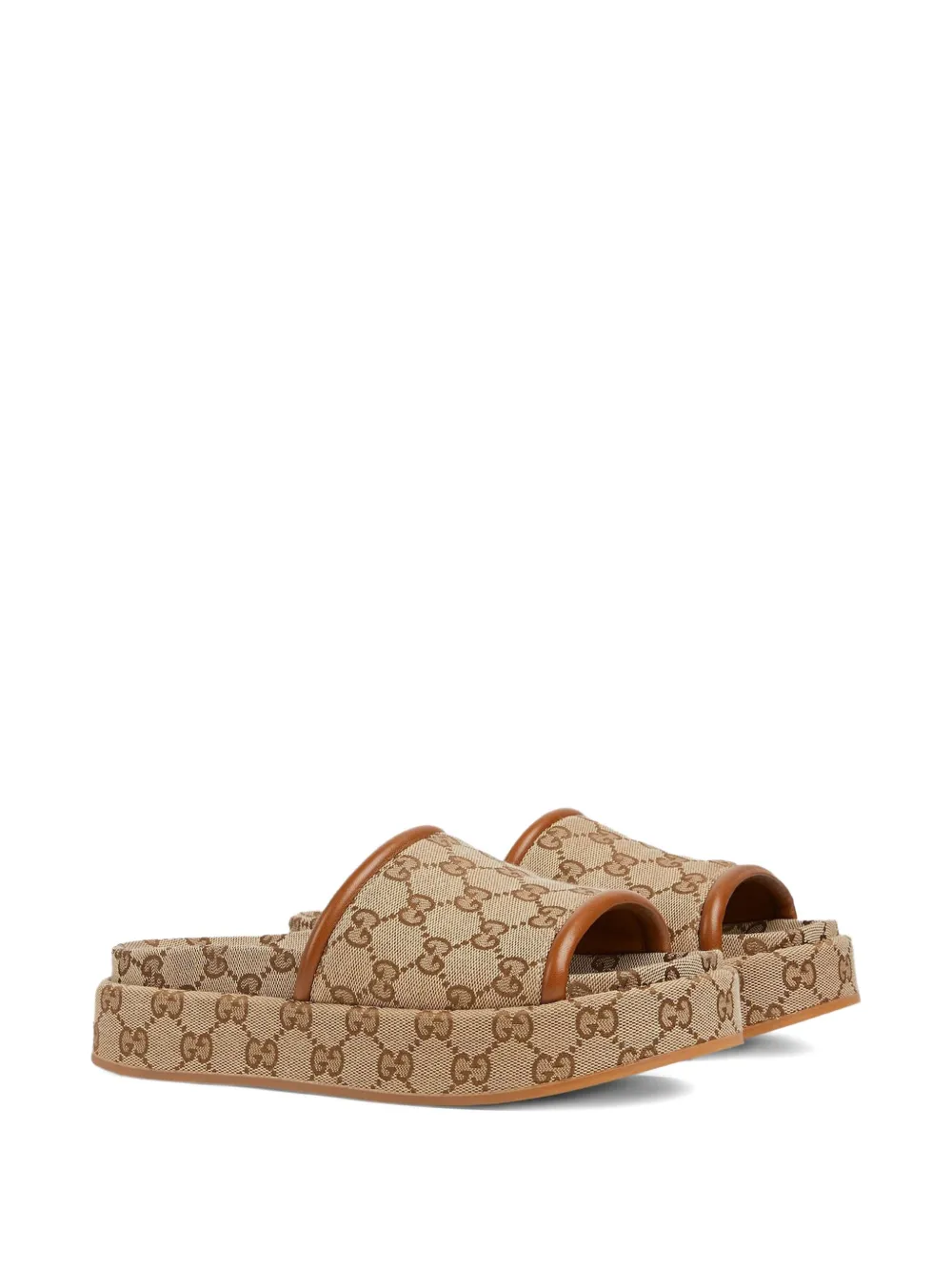 Gucci GG Supreme sandals Neutrals