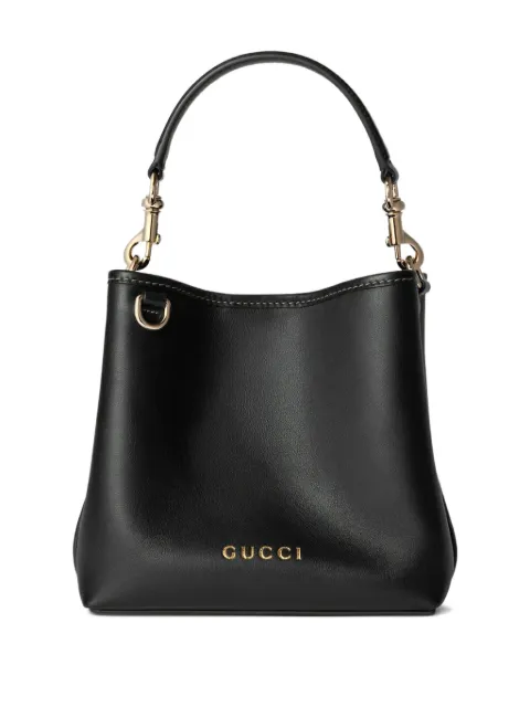 Gucci mini GG Emblem bucket bag