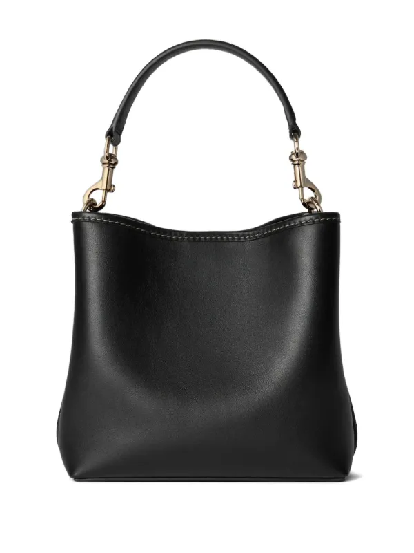 Gucci ミニGGエンブレム バケットバッグ | ブラック | FARFETCH JP