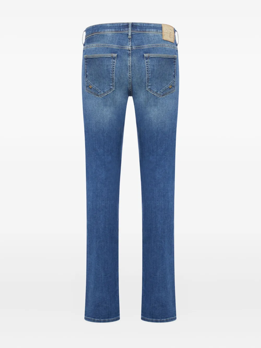 Incotex pendant-detail straight-leg jeans - Blauw