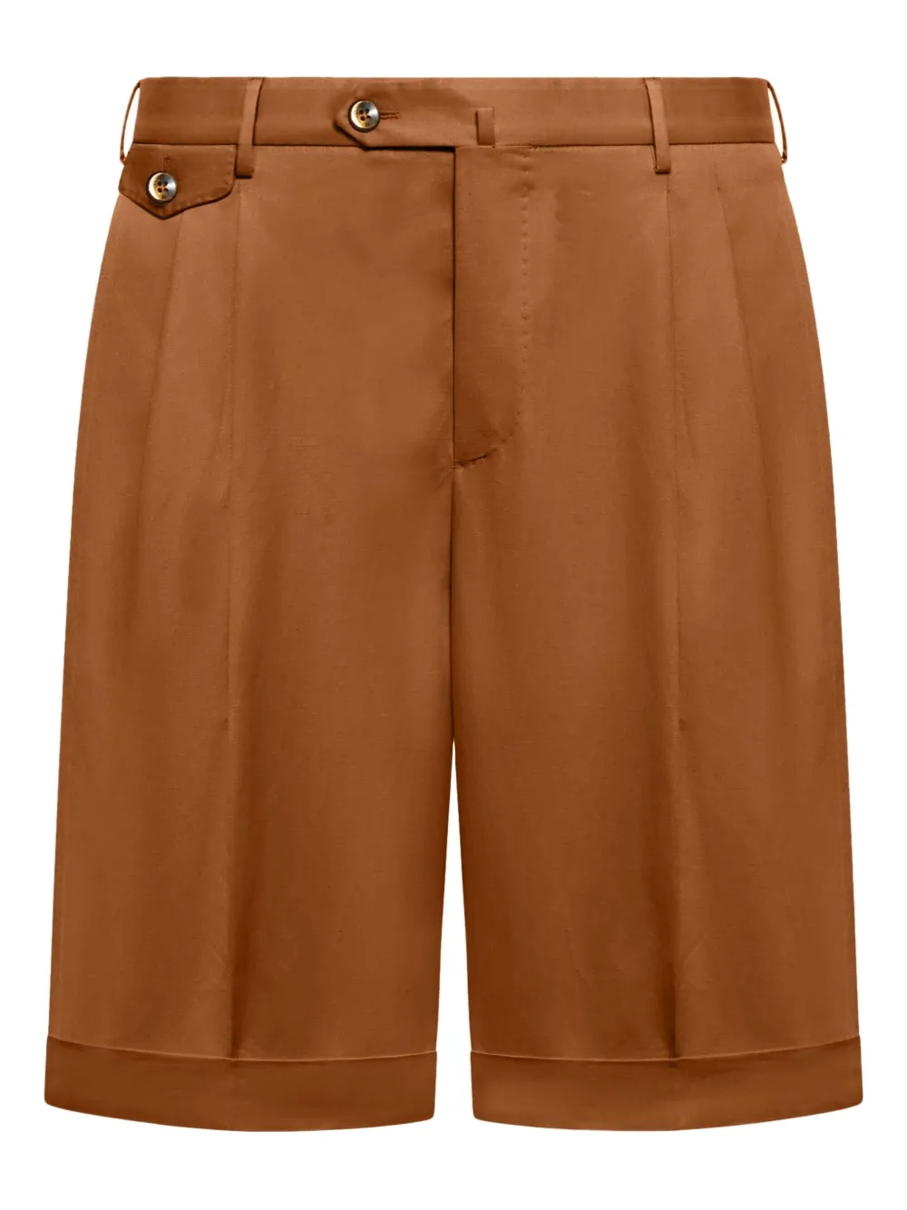 PT Torino Geplooide shorts Bruin