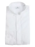Tagliatore band-collar shirt - White