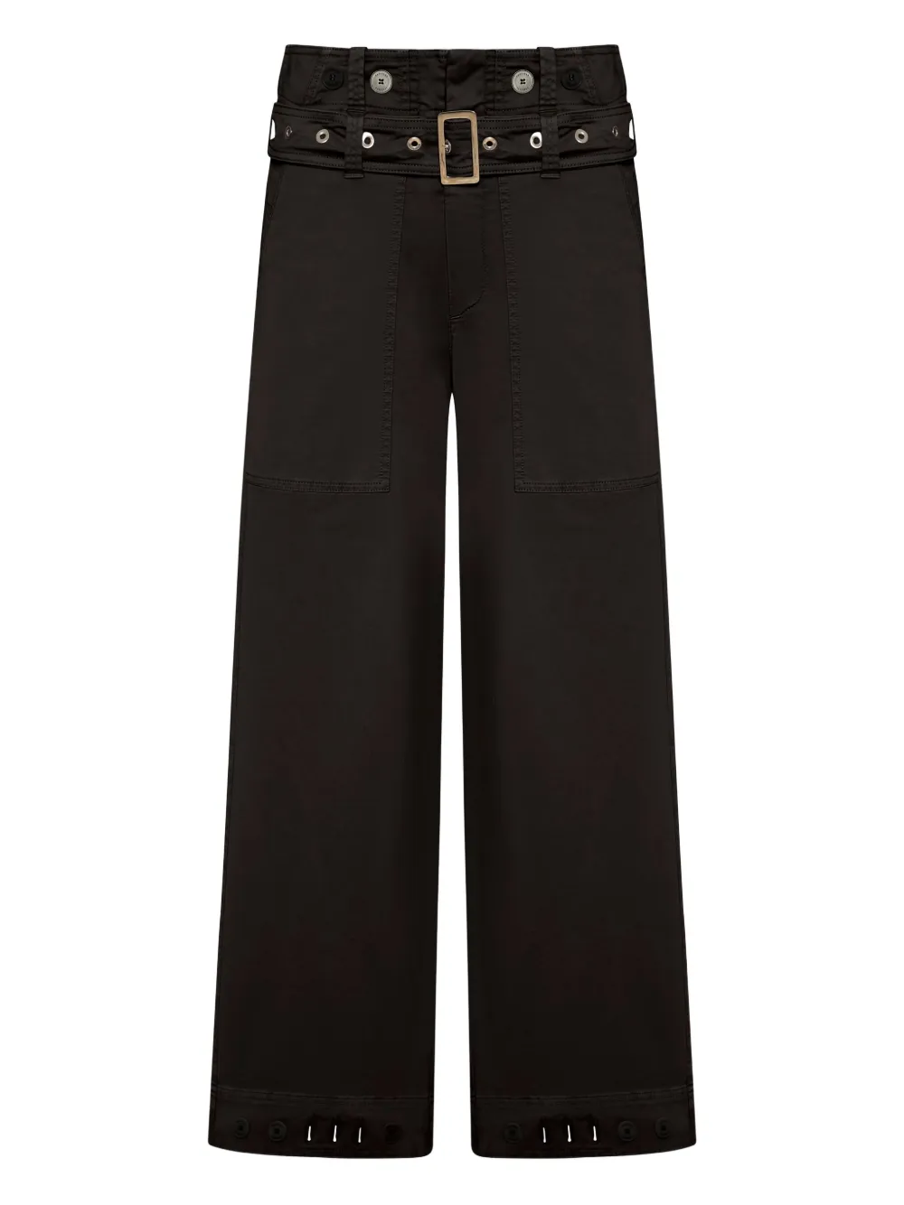 belted trousers