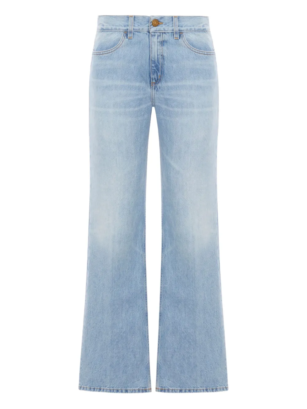 light wash flared jeans